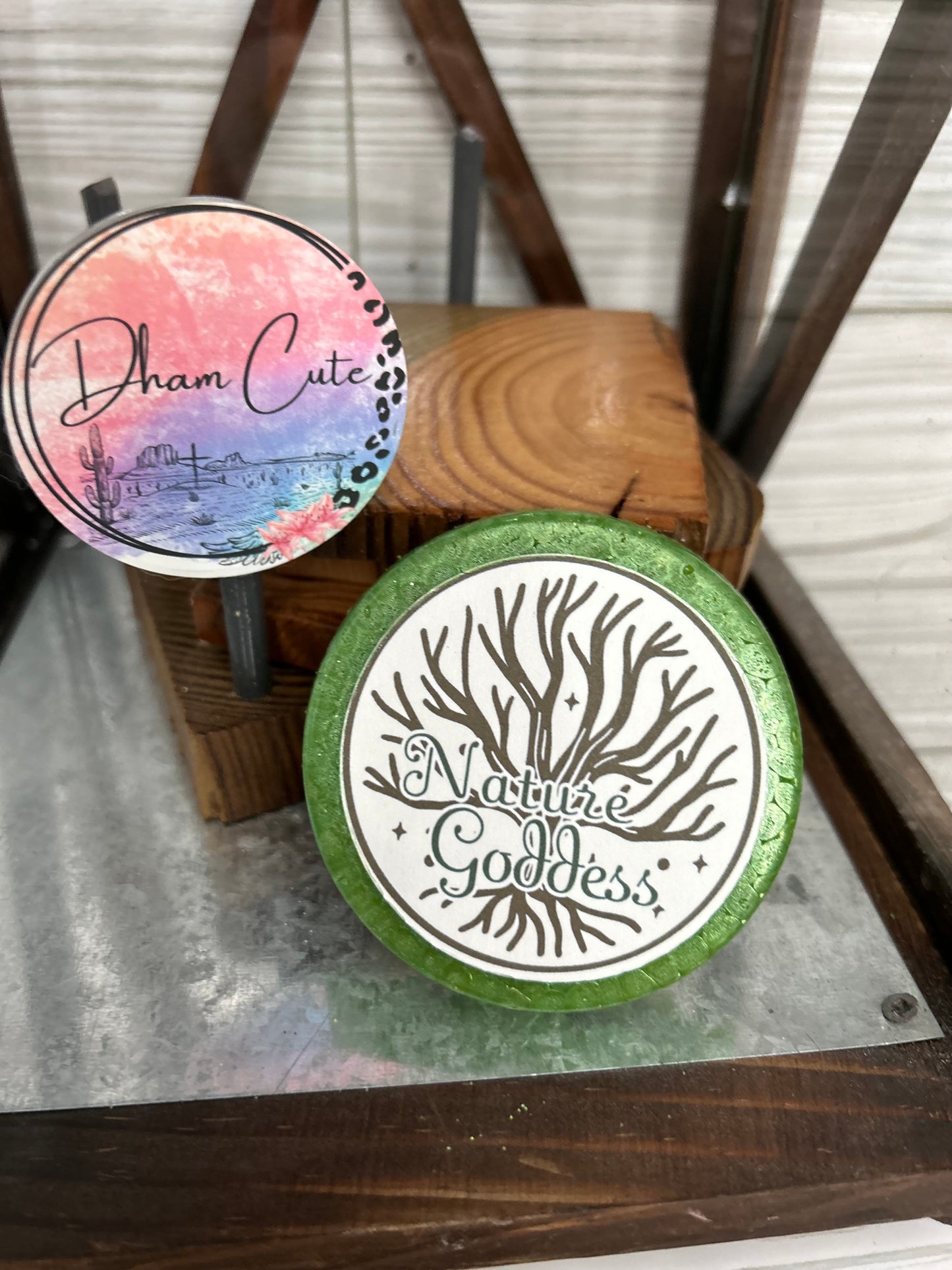 “Girly” 3” Card stock Round-(Freshie or Vent  clip)