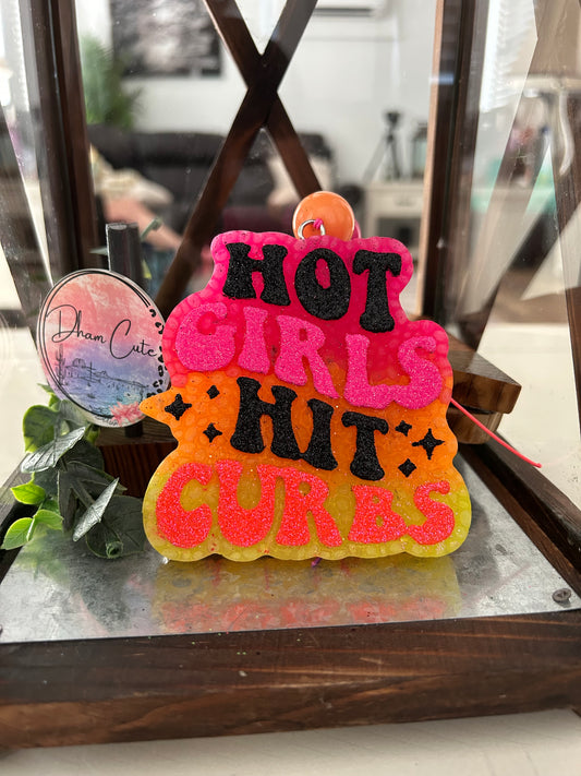 Hot girls hit curbs