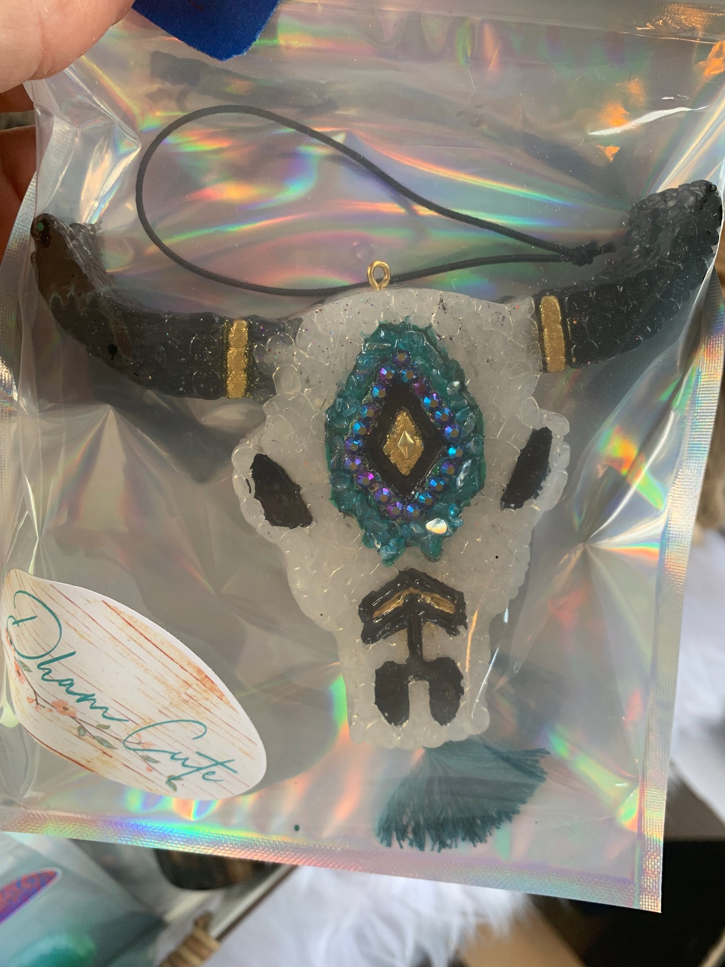 Southwestern cow skull