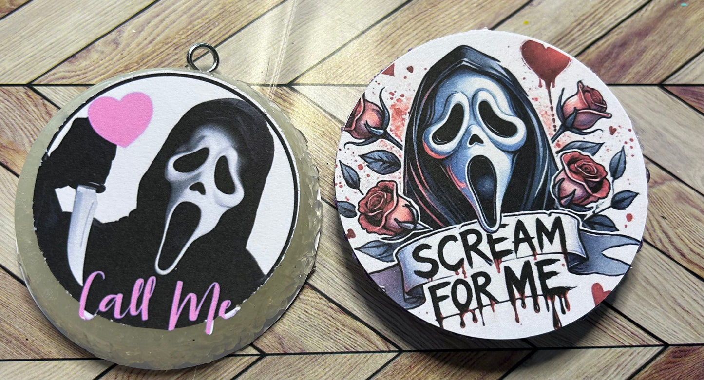 Miscellaneous 3” Card stock Round-(Freshie or Vent  clip)